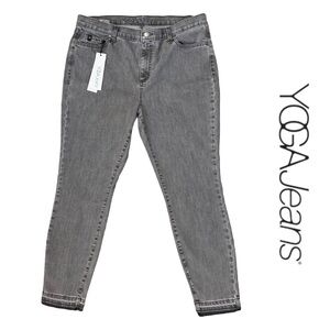 🆕 NWT YOGA JEANS Rachel jeans Gray - Style 4562 Womens size 34